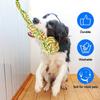 Dogs Knot Rope Toy Physical Activity Outdoor Bungee Tug Toy Knot Rope Toy Interactively Pet Mouth Clean Training Toy