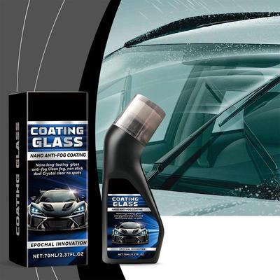 Revestimento de Vidro para Carros 70ml Limpador de Para-brisa de Carro Removedor de Nevoeiro para Para-brisa Líquido Desembaçador para Automóveis