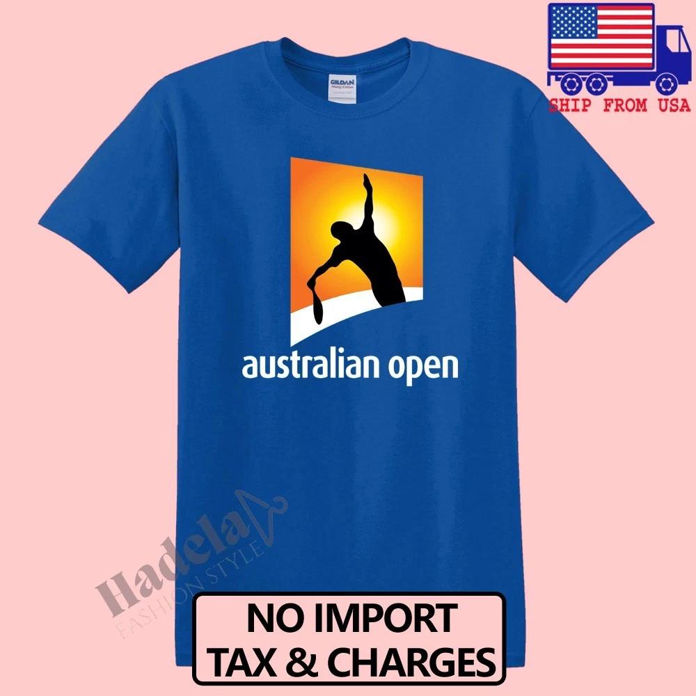 

Теннисный турнир Большого шлема Australian Open Мужской Синий Размер S-5XL XL