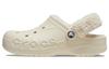 Baya Lined Fuzz Strap Clogs 'White' 206633-11S