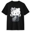 Goth Gothic Hellokitty Black Satanic T Shirt Leisure Short-Sleeved Tops Summer 100 Cotton O Neck 4XL 5XL 6XL Clothes