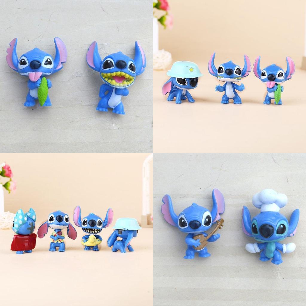Lilo Stitch Mini Pvc Figures Set Ornament Collection Kids Gift Toys