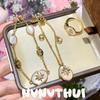 Italian Vintage Hammer Meteorite Star Glow Gem Necklace Vintage Comet Fritillary Teardrop Zircon Bracelet