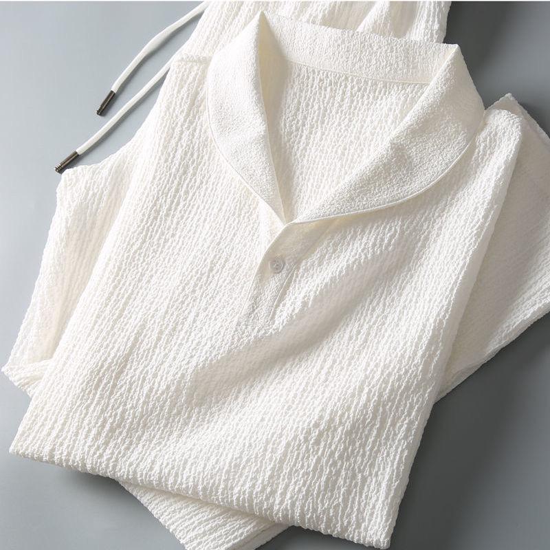 Men's Trendy Summer Korean Style Short-Sleeve Light Sports Suit