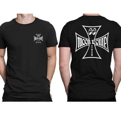 Męskie koszulki Mooneyes Moon Equipped Speed z grafiką streetwear S-3XL Niesamowite koszulki Męska koszulka Casual Oversize Podstawowa koszulka