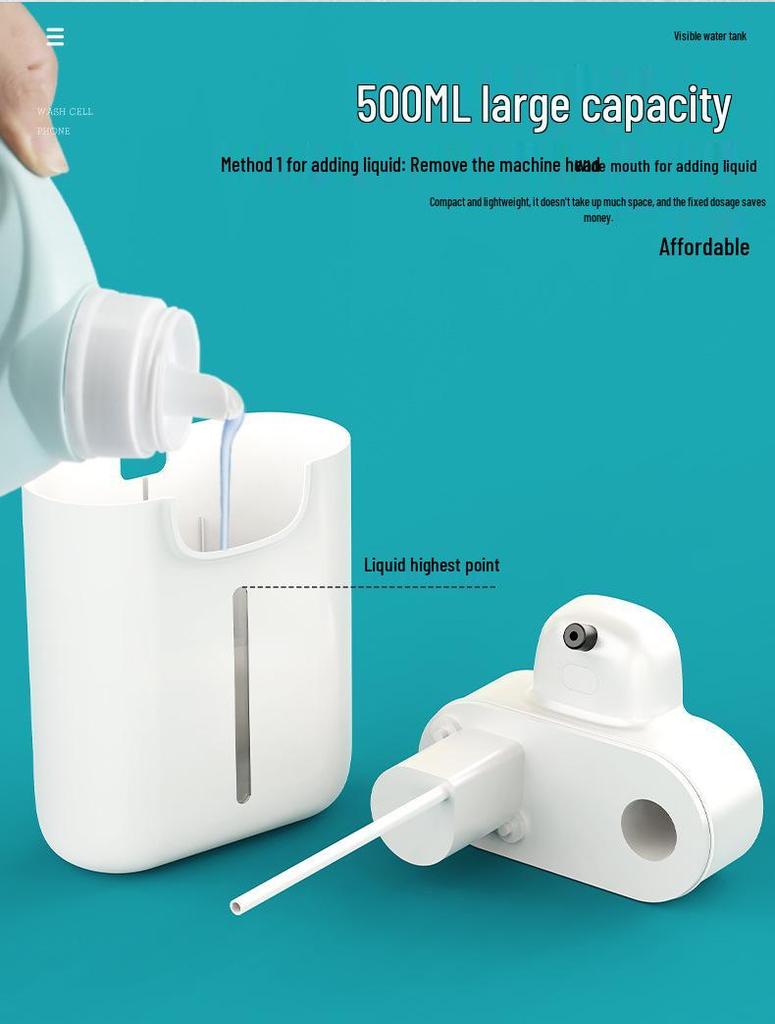 Popular P19 Wall-Mounted Smart Foam Soap Dispenser: Automatic Liquid & Hand Sanitizer Machine for Hotels & Homes