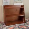 Desktop Retro Wooden Storage & Organization Rack for Journals, Ornaments, Coffee Cups, and Perfume.