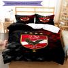 Ahly Football Club Printed Pattern Duvet Cover Set – Includes 1 Duvet Cover and 2 Matching Pillowcases Bedroom Decor Christmas Gifts