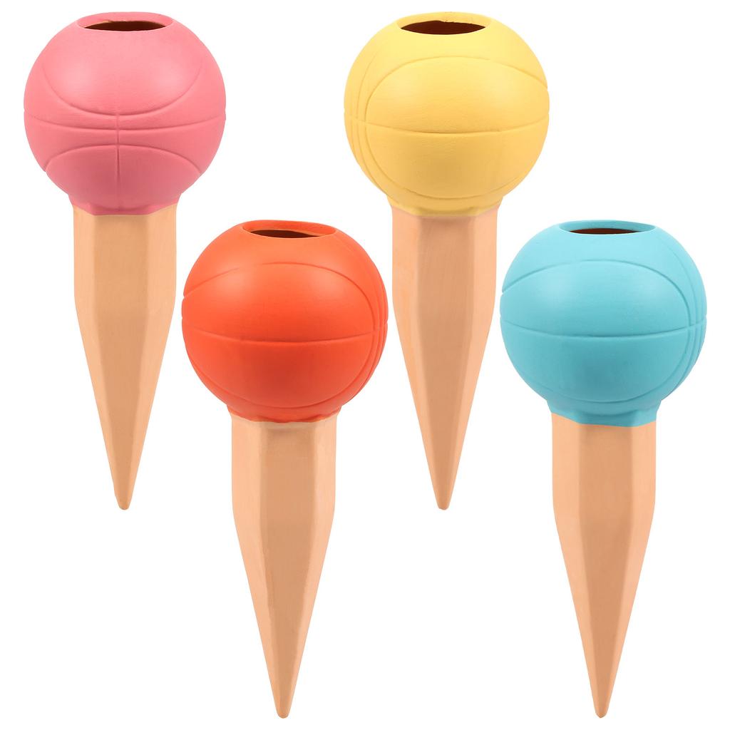 4Pcs Plant Watering Globe 150ml Automatic Watering Spike Flower Pot Self Watering Device Drip Irrigation System Garden Decor