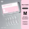 100Pcs/box Single Size Full Cover Nail Tips Clear Press On The Tip Nail Matte False Nail Tips Nail Extension Art Salon