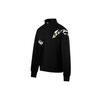 Li-Ning Badminton Series Logo Print Sports Stand Collar Jacket Women Jacket Black AWDS364-1