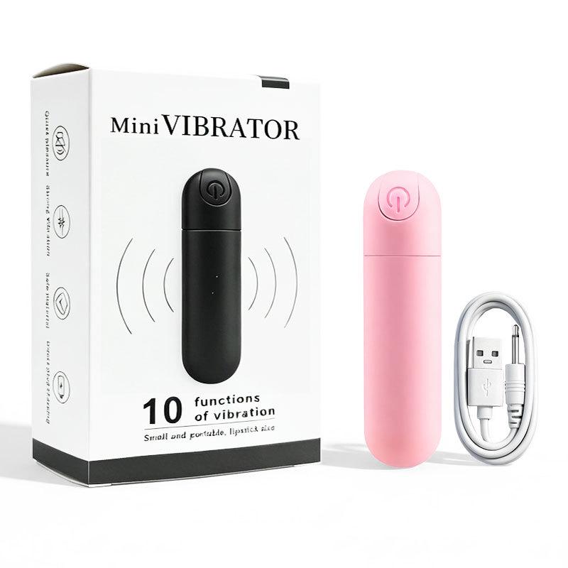 Dobíjecí bezdrátový vibrátor pro páry s deseti režimy - Mini masážní přístroj se silnou vibrační kuličkou a análním kolíkem.