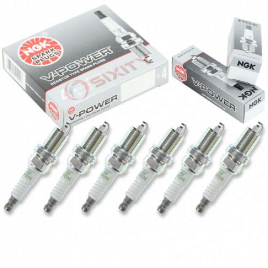 6 for Dodge Dakota for Jeep Liberty Spark Plugs ZFR6F11G 6987  Power Resistor