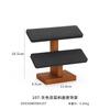 Solid Wood Watch Display Stand T-bar Watch Jewelry Storage Rack Stand for Men Women Jewelry Accessory Organizer Holder