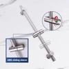 Non-drilled Lifting Rod Shower Accessory Shower Head Bracket Bathroom Rain Shower Head Base Adjustable Fixed Rod