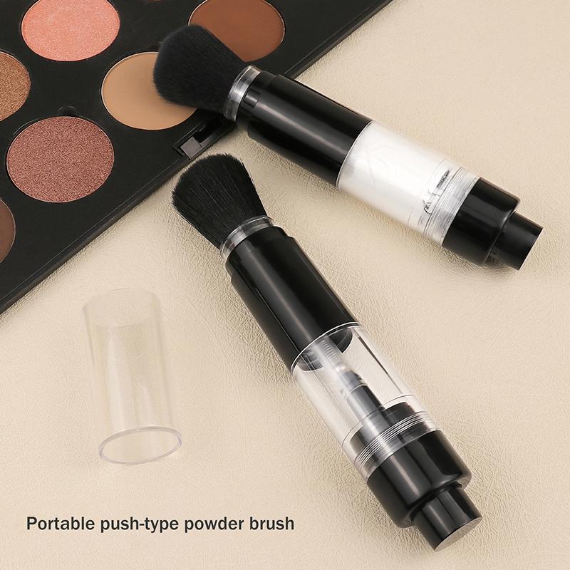 Refillable Powder Brush Cosmetic Powder Brushes Multi-Functional Push-On Spray Powder Brush Foundation Blush Brush Makeup Tools