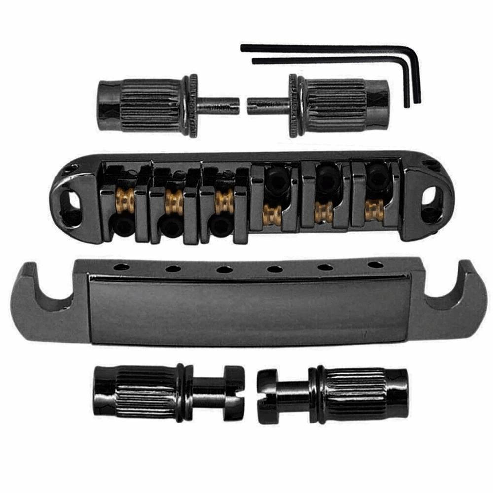6 String Roller Saddle Bridge Metal Electric Guitar Bridge Electric Guitar
