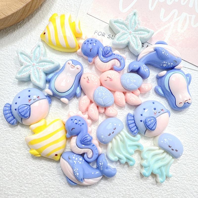 Marine Resin Accessories DIY Handmade Patch Phone Case Hair Accessories Hair Clip Accessories