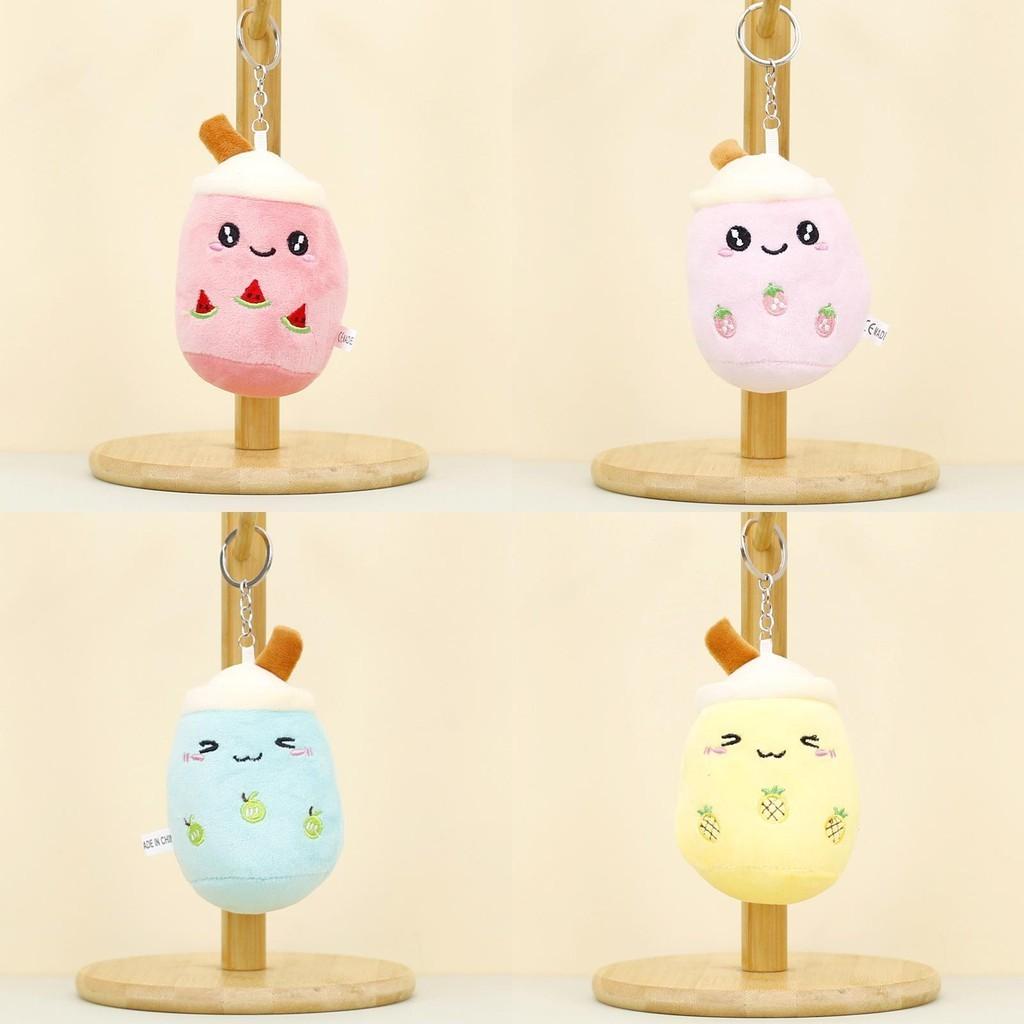 Adorable Plush Cup Keychain Cute Bag Charm Wholesale Cartoon Doll For Trendy Style