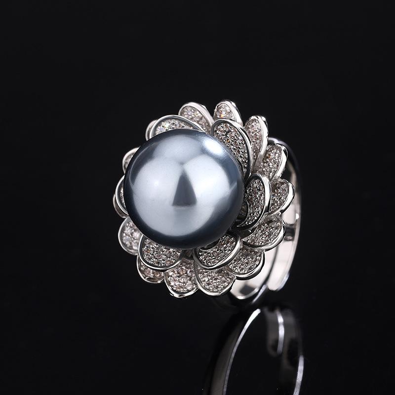 

Ювелирные изделия Медный низ Перламутровый позолоченный Мода Ретро Лотос Женский 14 мм