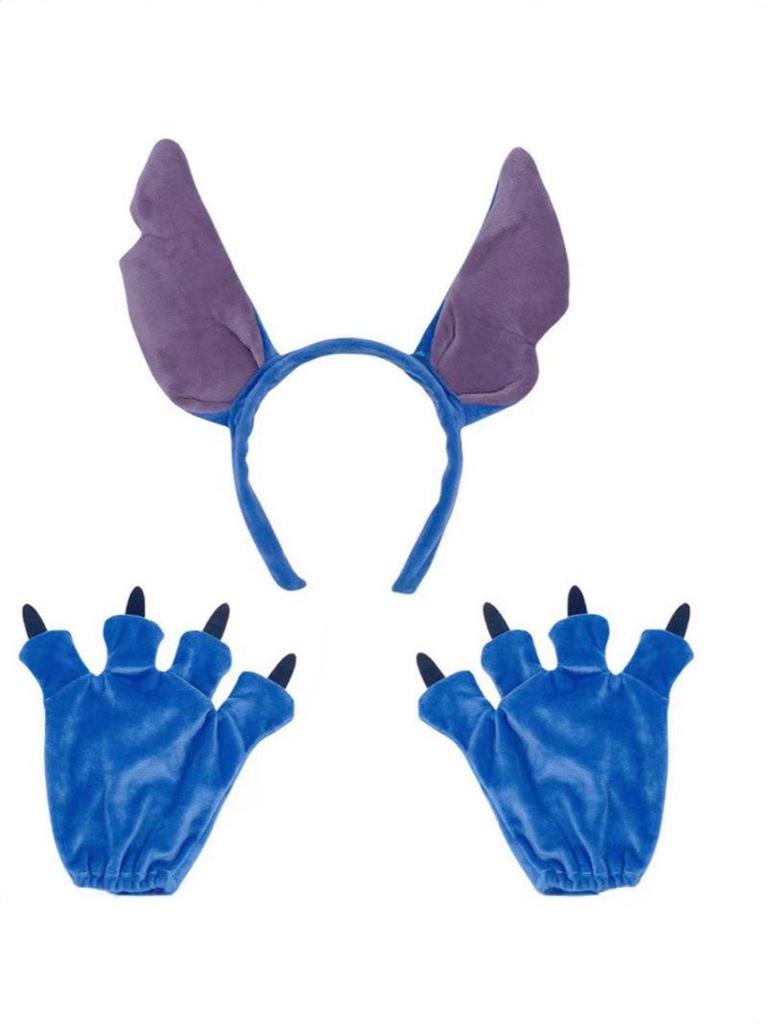 New Halloween Cartoon Stitch Cosplay Fluffy Dress for Girls