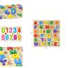 Quality Children Wooden Toy Alphabet Jigsaw Puzzle Educational Gift**