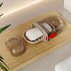 Portable Soap Box Travel Leak-Proof Drain Rack Suitable for Bathroom Kitchen Camping Gym Simple Soap Storage Box