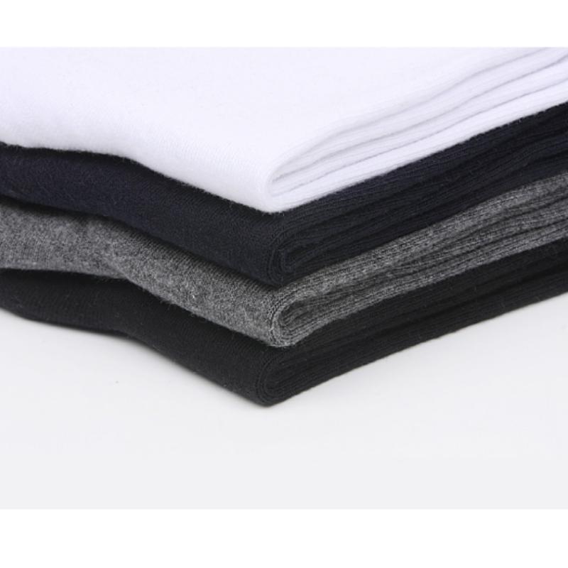 Premium Solid Crew Socks 5 Packs