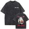 Don Toliver Hardstone Psycho Album Vintage Spłowiony Graficzny T-shirt Unisex Modny HipHop Oversize Damski i Unisex T-shirt