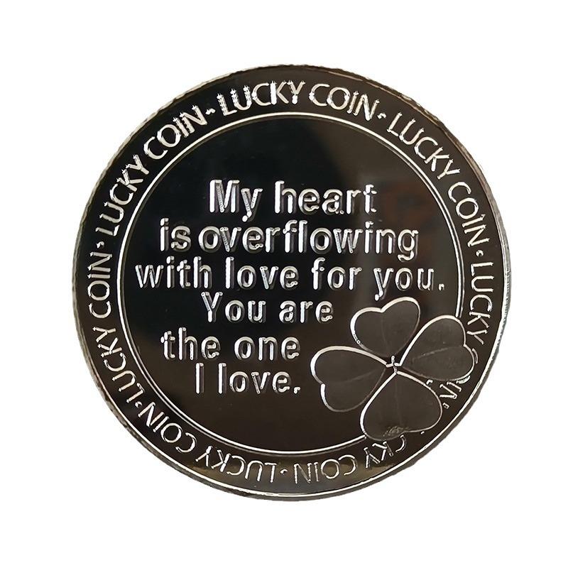 Rose Commemorative Coin - Lucky Gold Coin, Commemorative Medal, Commemorative Coin Gift, Valentine's Day Gift
