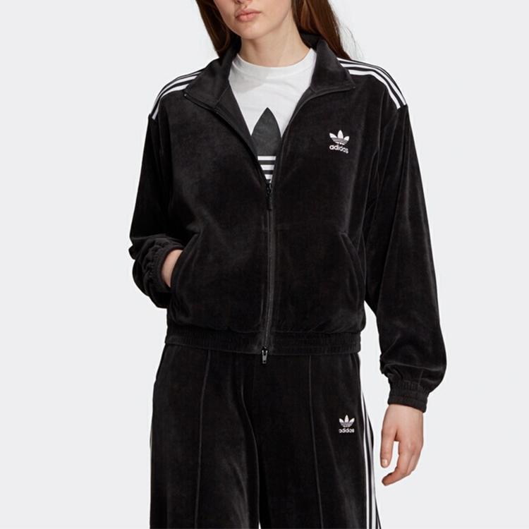 Adidas Originals Jackets Women's Black Stand Collar Moderate Other FL0057