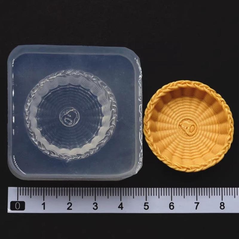Kleine Lebensmittelspiel Silikonformen Bastelformen Schmuckherstellungswerkzeug Leicht lösende Formen Silikontextur zum Basteln