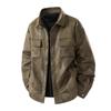 Minimalistische Jacke Herren Camouflage Tie-dye Herbst Retro PU-Lederjacke Hemd Abschnitt Jacke Herren Oberteil Schmutzige Kleidung Atmungsaktiv Arbeit Lässige Jacke
