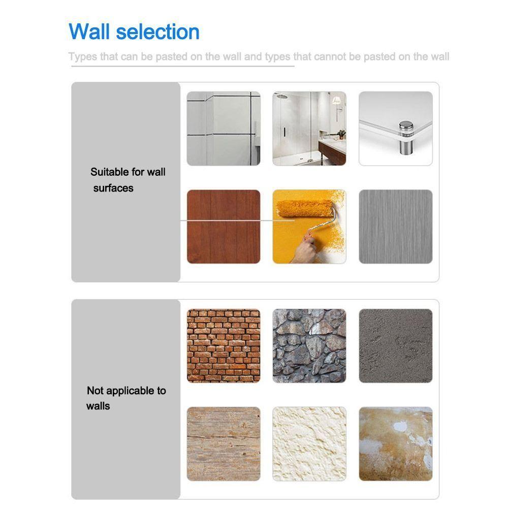 Waterproof Backsplash Wall Decals Brick Design Peel and Stick Wallpapers  Home Decoration