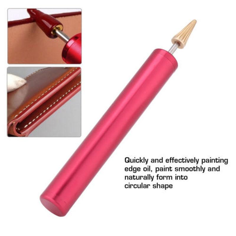 Leather Craft Edge Dye Oil Pen Applicator Belt Finisher Tool Edge Paint Roller