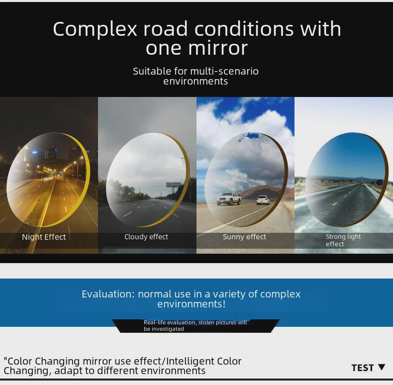 Gafas de Sol Polarizadas para Hombre de Uso Dual Día/Noche con Cambio de Color para Conducir y Pescar