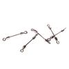 10pcs Stainless Steel Pin  Connector Chain Eight-shaped Ring Pin Connector Fishing Accessories