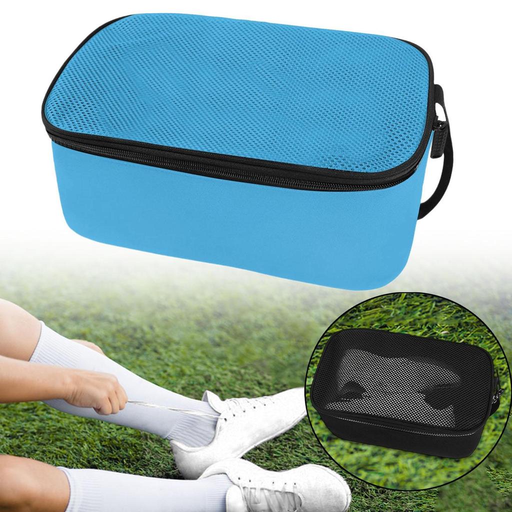 Soccer Shoe Bag 24.5cm Portable Lightweight Washable Cleats Shoes Pouch for Fitness
