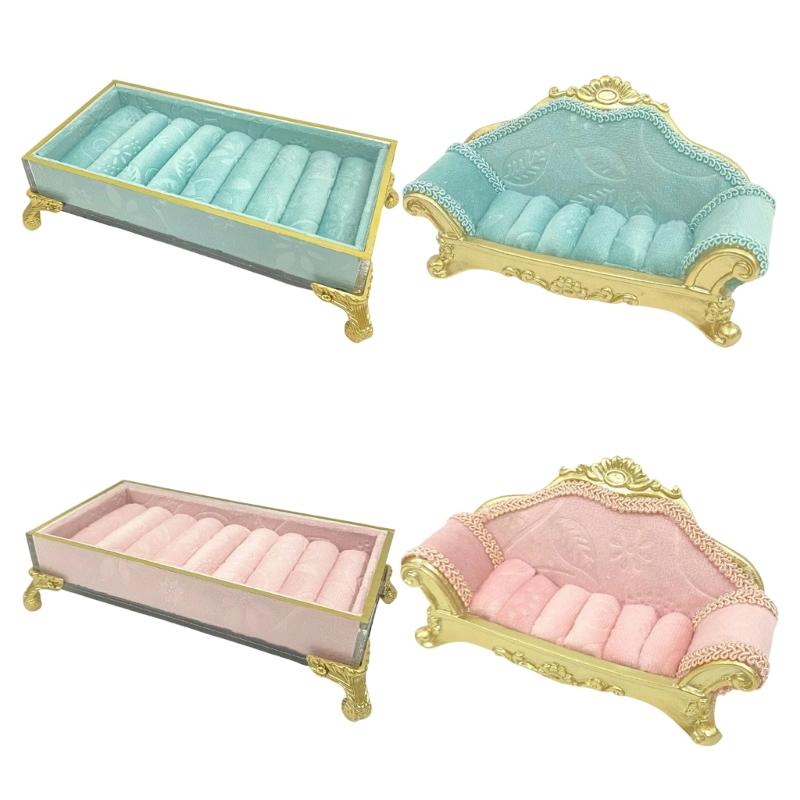Sofa Shaped Resin Jewelry Display Stand For Necklace Earring Ring Organiser Decorative Holder for Accessories