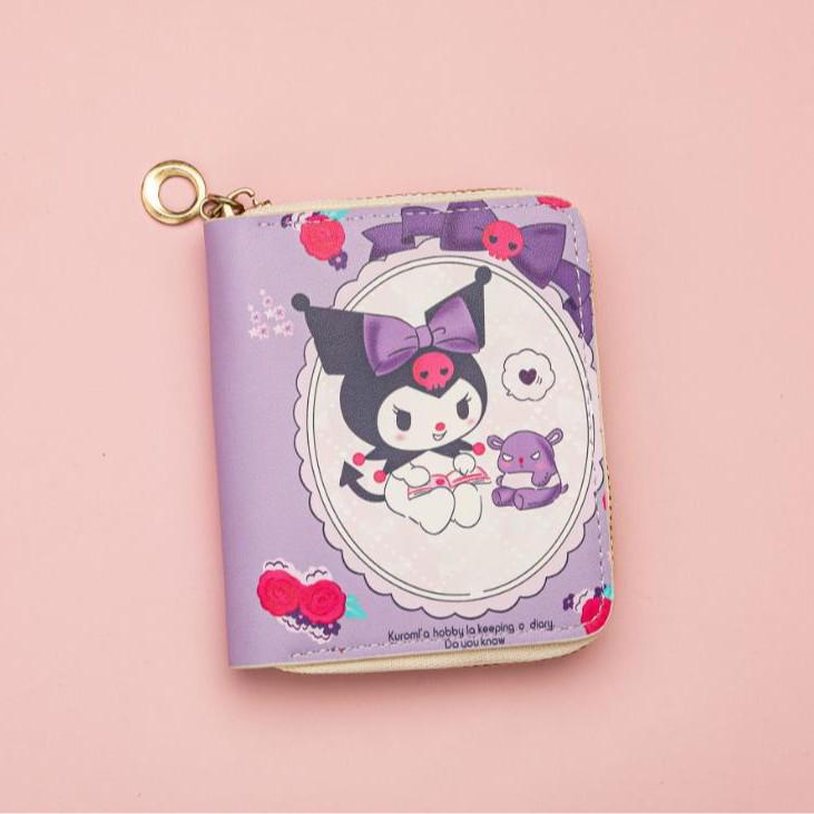 New Cartoon Anime Cute Zipper Wallet - Women's Coin Purse & Card Holder