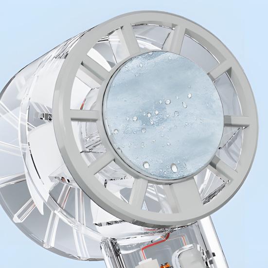 Portable Handheld Fan Rechargeable Cooling Fan Battery Operated Personal Fan with 3-Speed Adjustable