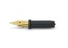 Kaweco 190 Piston Sport I Premium Stainless Steel Fountain Pen Replacement Gold for Premium Stainless Steel Fountain BB for Piston Fillers Nib,