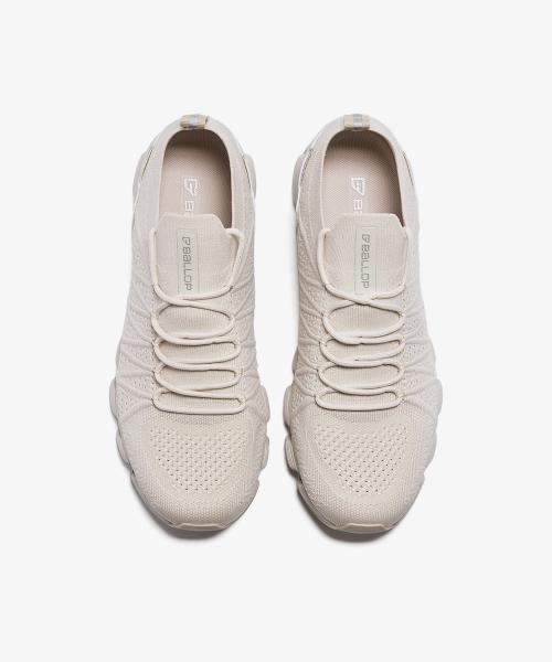 [BALLOP] Knit Running Shoes Ivory Tibat 1.0 [Shipped from Korea] 100% Authentic