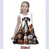 Fashion 2025 New Fashion Loose Cute Animal Pattern Children's Sleeveless Dress
