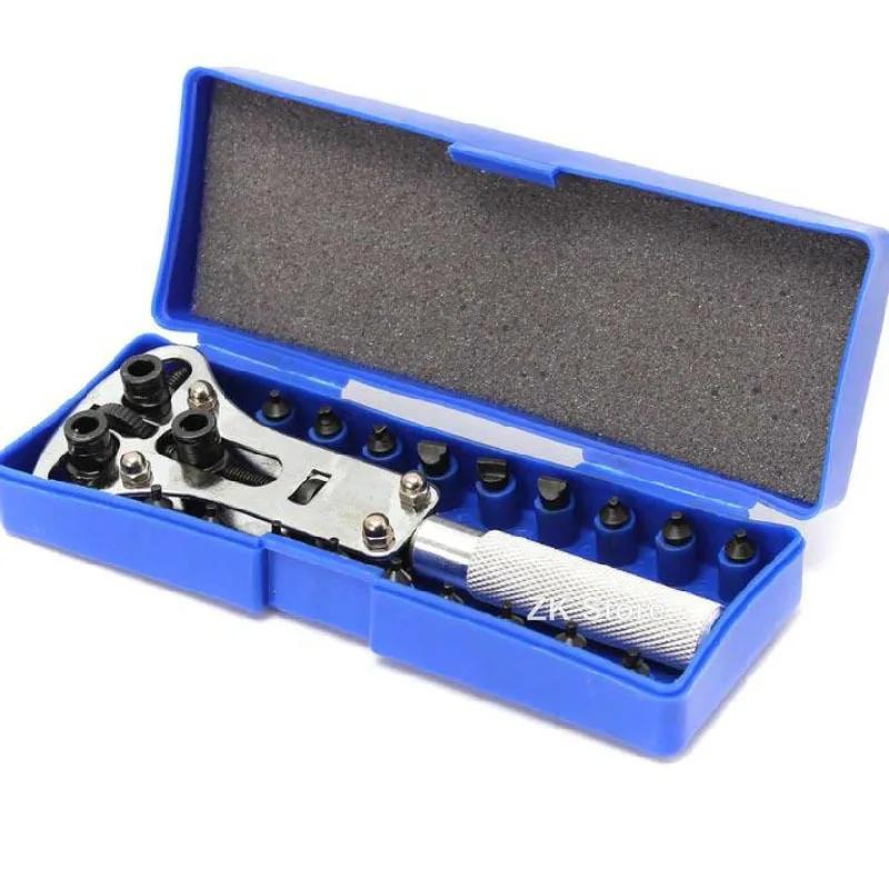 Watch Case Opener Adjustable Screw Back Remover Wrench Repair Tool Kit Part Maintenance Bottom Cover Rear Replace Battery