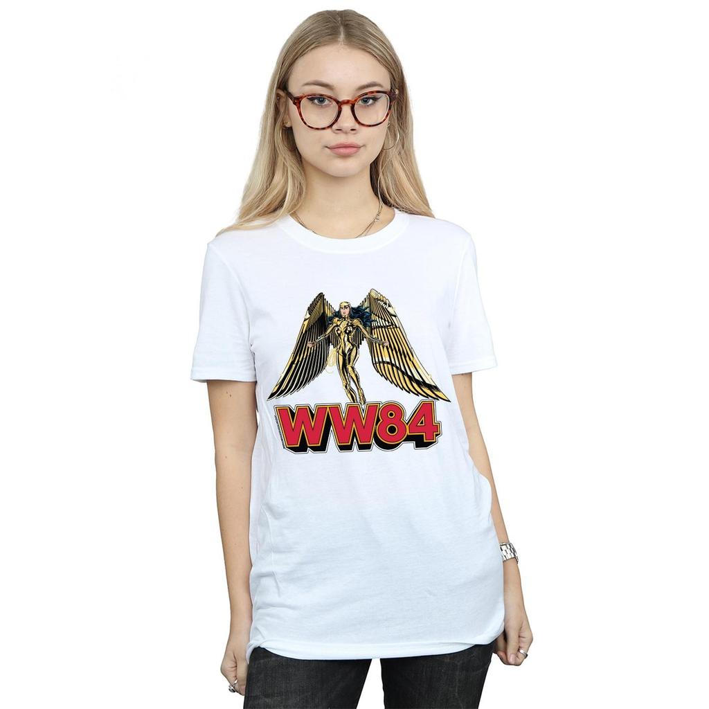 DC Comics Womens/Ladies Wonder Woman 84 Golden Armour Cotton Boyfriend T-Shirt