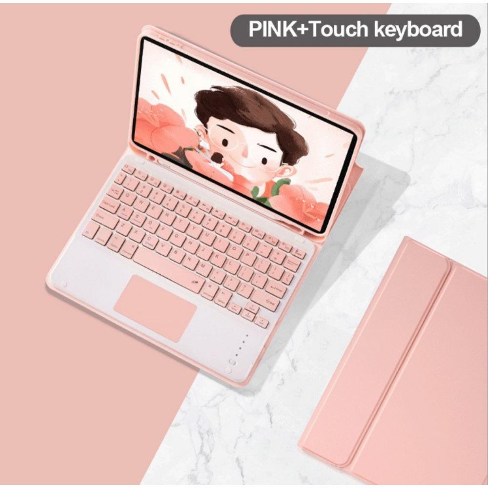 Bluetooth Keyboard Cover Set for iPad Pro 11 2021 with Apple Pencil Slot 10.5 12.9 Protective Case
