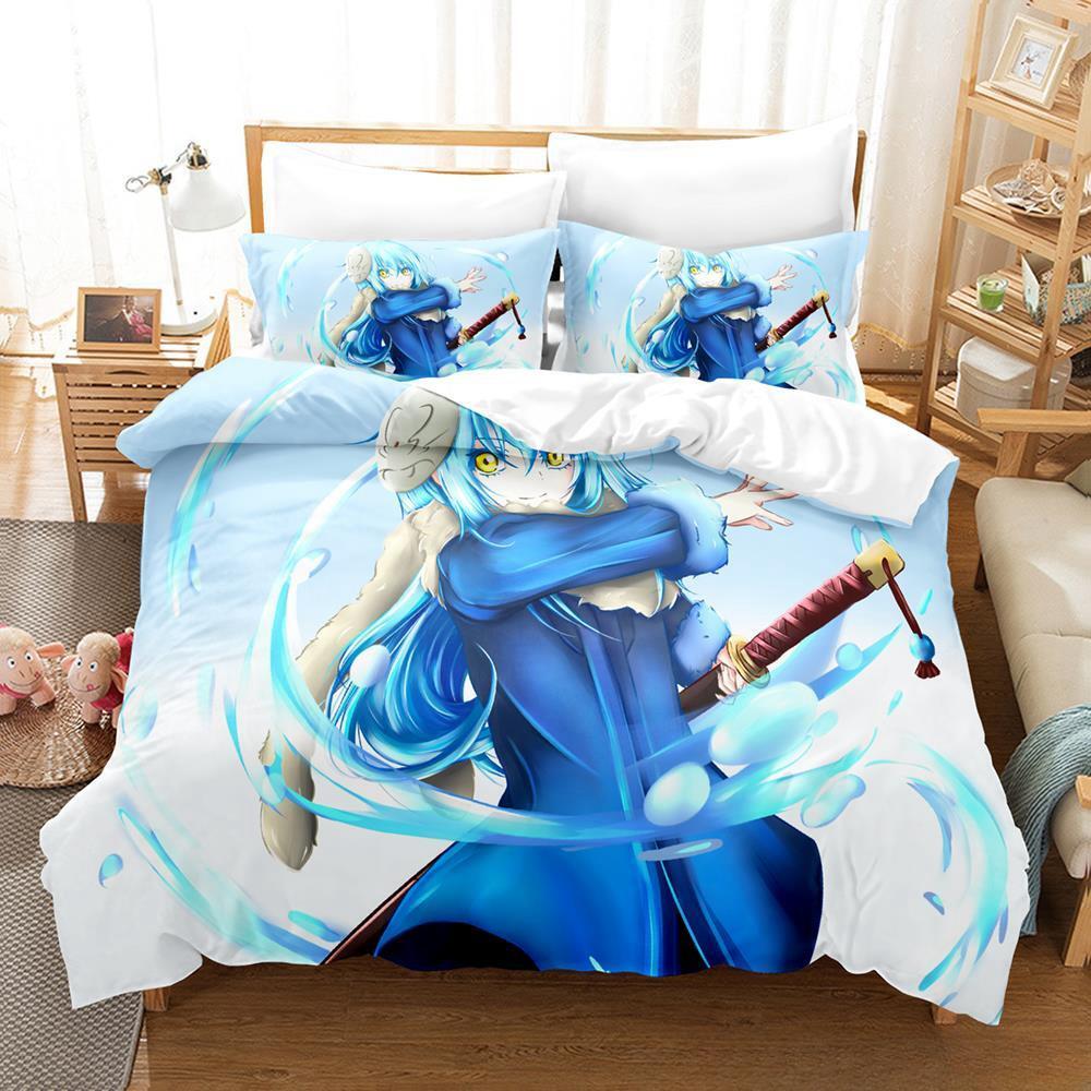 That Time I Got Reincarnated As A Slime Bedding Set Single Twin Full Queen King Size Bed Set Adult Kid Bedroom Duvet Cover Sets