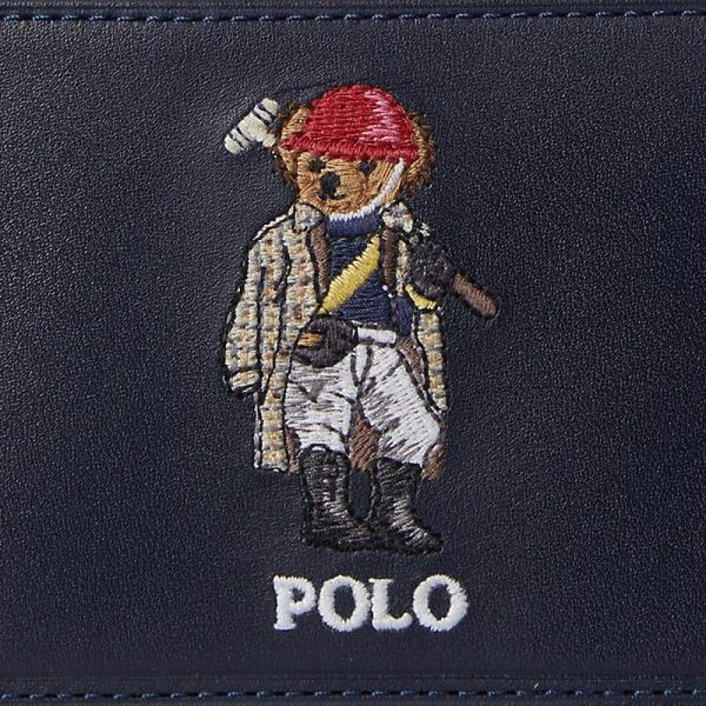 Polo Ralph Lauren Men S Polo Bear Leather Card caSe  mapoSlg0g220352410 