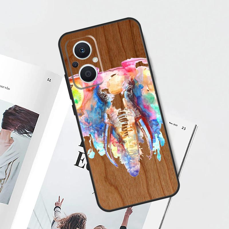 Bamboo Wood Pattern Skull Print Case For OPPO Reno 8T 4Z 5Z 4 5 6 7 8 Lite 10 Pro OPPO Find X6 Pro X2 X5 Lite X3 Neo Cover